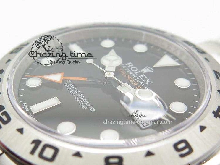 Edition Noob 42mm Explorer Dial A23J Bracelet 216570 SS II Black on Best 0129